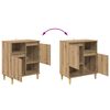 vidaXL Sideboards 3 pcs Artisan Oak 60 x 35 x 70 cm Engineered Wood