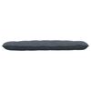 vidaXL Back Pillow Dark Grey 160 x 50 cm Corduroy Fabric
