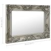vidaXL Wall Mirror Baroque Style 50x40 cm Silver