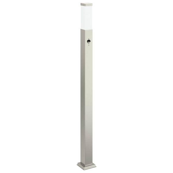 vidaXL Bollard Lights with Sensor 3 pcs 110 cm Stainless Steel IP44