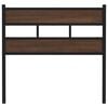 vidaXL Replace Headboard Brown Oak 75 cm Steel and Engineered Wood