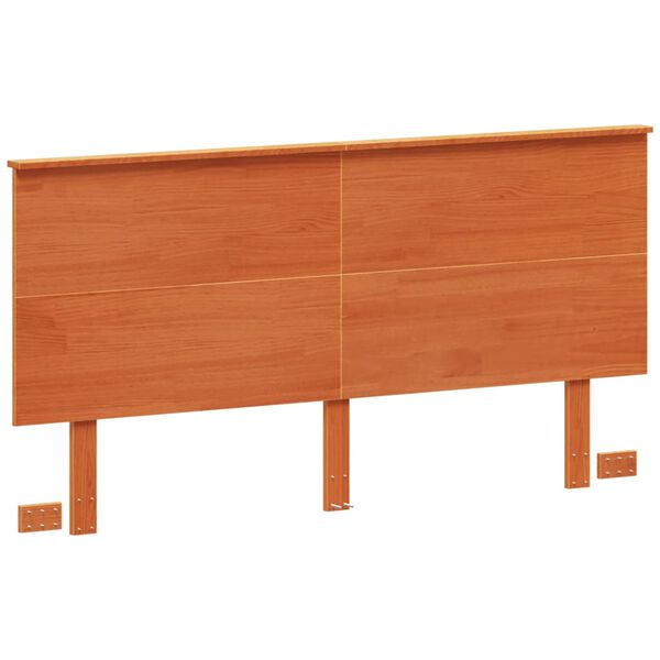 vidaXL Headboard Wax Brown 160 cm Solid Wood Pine