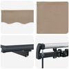 vidaXL Retractable Awning Beige 400 x 300 cm Polyester and Steel