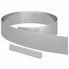 vidaXL Lawn Edging 4 pcs 450 x 15 cm Galvanised Steel Silver