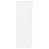 vidaXL Shoe Cabinet ALTA White 77x35x96 cm Solid Wood Pine