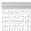 vidaXL Chain Door Fly Screen 90x212 cm Aluminium