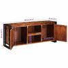 vidaXL TV Cabinet Multicolour 120 x 33 x 50 cm Solid reclaimed wood