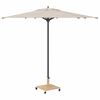 vidaXL Parasol Base Light Wood 45 x 45 x 31.5 cm