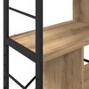 vidaXL Bookshelf Artisan Oak 75 x 30 x 156 cm Engineered Wood
