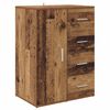 vidaXL Sideboards with Drawer Corona 2 pcs Old Wood 59 x 39 x 80 cm