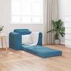 vidaXL Sofa Bed Blue 98 x 71 x 83 cm Velvet