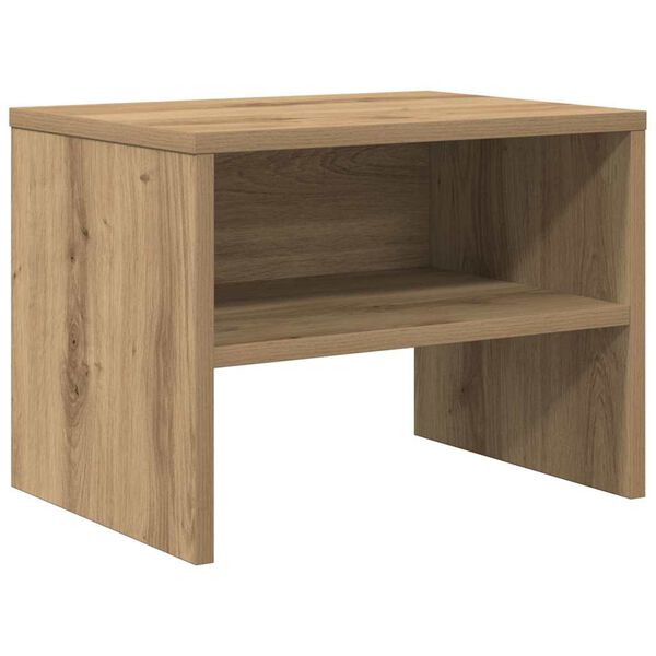 vidaXL Bedside Cabinet Artisan oak 40 x 40 x 30 cm Engineered wood