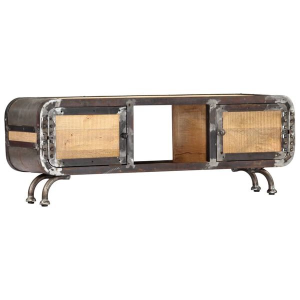 vidaXL TV Cabinet 120x30x42 cm Solid Mango Wood