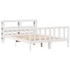 vidaXL Bed Frame without Mattress White 160x200 cm Solid Wood Pine