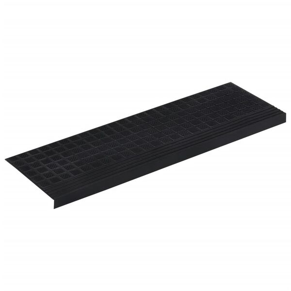 vidaXL Stair Treads 5 pcs 25x75 cm Rubber