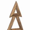 vidaXL Christmas Tree with Stand Brown 149.5 cm Solid teak wood