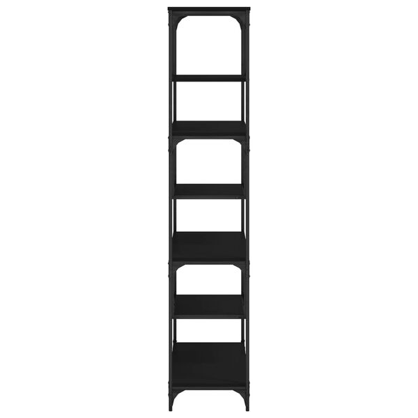vidaXL Bookcase Black 81x36x176 cm Engineered Wood