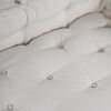 vidaXL Pallet Sofa Cushion Cream Fabric
