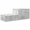 vidaXL Storage Cabinet 2 pcs Concrete Grey 108 x 41 x 40 cm