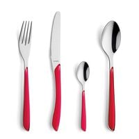 Amefa 24-Piece Cutlery Set Eclat Raspberry
