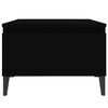 vidaXL Side Table Black 50x46x35 cm Engineered Wood