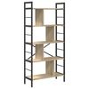 vidaXL Bookshelf 9-Tier 75 x 30 x 156 cm Engineered Wood Sonoma Oak