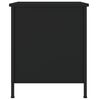vidaXL Bedside Cabinet Black 40x42x50 cm Engineered Wood