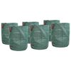 vidaXL Garden Waste Bags 12 pcs 300 L Green Polypropylene