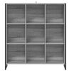 vidaXL Book Cabinet Grey Sonoma 99.5 x 30 x 108.5 cm Engineered Wood