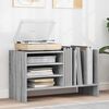 vidaXL Record Cabinet Grey Sonoma 78.5 x 35 x 45 cm Engineered Wood