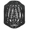 vidaXL Lamp Shade Black &Oslash;23x28 cm Iron and Paper