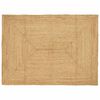 vidaXL Area Rug Beige 140 x 200 cm Jute