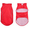 vidaXL Dog Raincoat with Reflective Strips Polyester Red XL