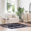 vidaXL Shaggy Rug High Pile NAVARRA Dark Grey 160x160 cm Polyester