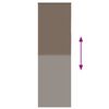 vidaXL Roller Blind Blackout Coffee 75x230 cm Fabric Width 70.7 cm Polyester