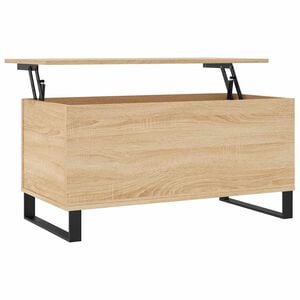 vidaXL Coffee Table Sonoma Oak 90x44.5x45 cm Engineered Wood