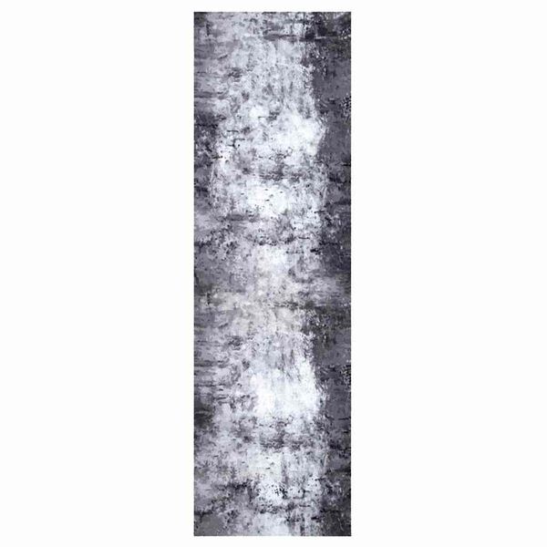 vidaXL Kitchen Rug Grey 150 x 45 cm Velvet