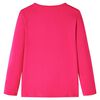 Kids' T-shirt with Long Sleeves Bright Pink 116
