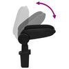 vidaXL Car Armrest Black 12x32x(34-50) cm ABS