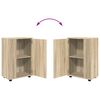 vidaXL TV Cabinet Set Wall-mounted 4 pcs Sonoma Oak Engineered wood