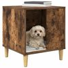 vidaXL Dog House Smoked Oak 44 x 42 x 49 cm Engineered Wood