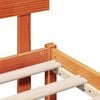 vidaXL Bed Frame Brown 180 x 200 cm Solid Pine wood