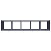 vidaXL Planter Anthracite 200x40x80 cm Cold-rolled Steel