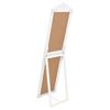 vidaXL Free-Standing Mirror White 45x180 cm