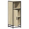 vidaXL Bathroom Cabinet Sonoma Oak 35x37.5x100 cm Engineered Wood