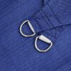vidaXL Sunshade Sail 160 g/m&sup2; Rectangular Blue 6x8 m HDPE