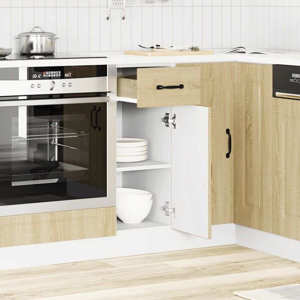 vidaXL Kitchen Base Cabinet Kalmar Sonoma Oak Engineered Wood