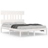 vidaXL Bed Frame without Mattress White 160x200 cm Solid Wood