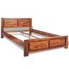 vidaXL Bed Frame Solid Acacia Wood Brown King Size