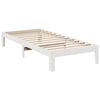 vidaXL Bed Frame without Mattress White 80x200 cm Solid Wood Pine